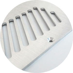 Slotted Sheet Metal Equipment Cover Plate