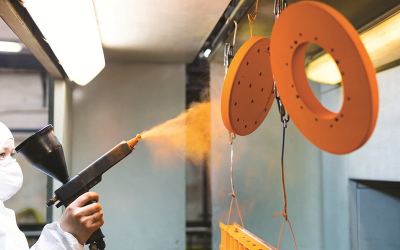 Consistent Powder Coating for Production Parts