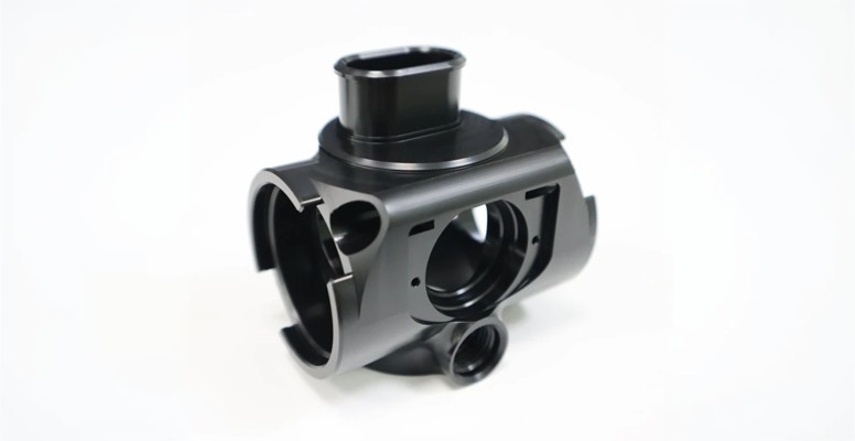 Black-Anodized Optical Sensor Housing
