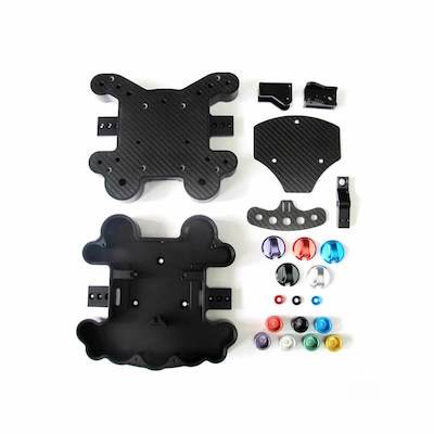 Black-Anodized CNC Assembly Plate Kit