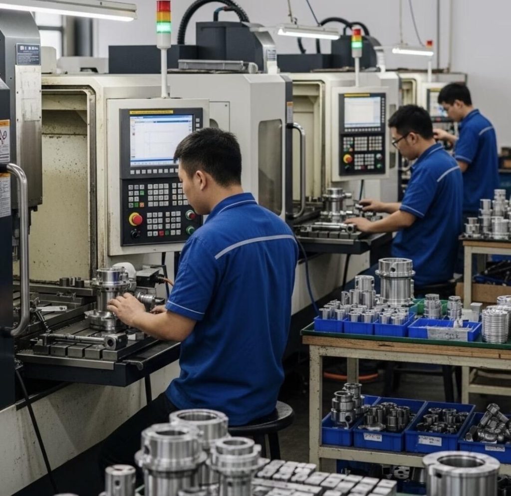YXT CNC machine shop - YXT CNC production operator