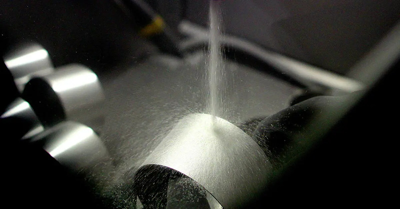 Bead Blasting on Steel Components