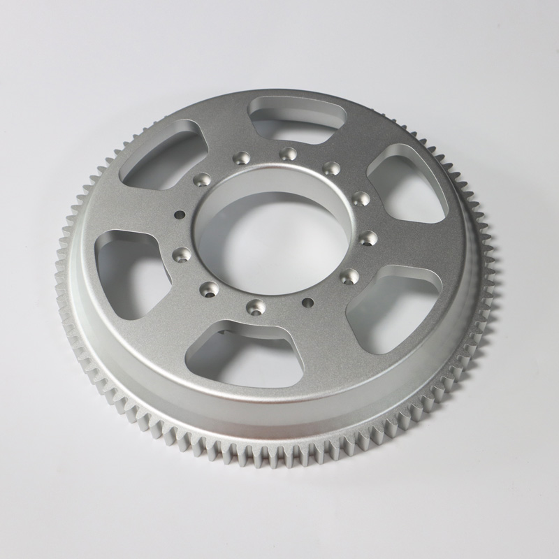 Al6061 T6 Robot Parts Sandblasting Natural Anodizing