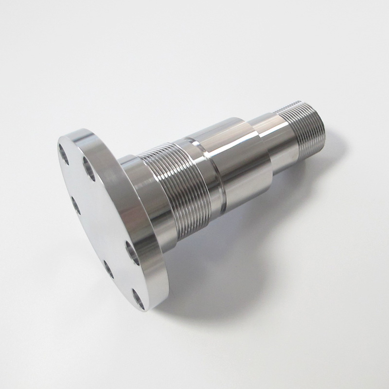 CNC Turned Flanged Shaft