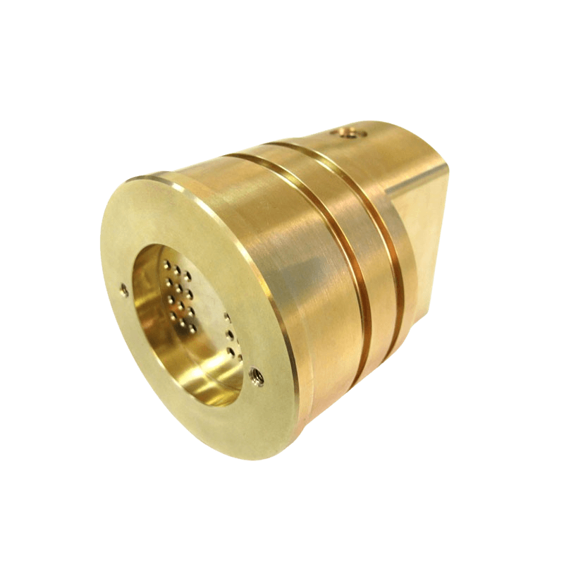 Brass C360 CNC machined material sample