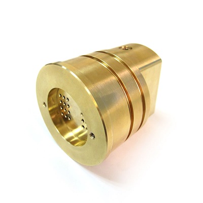 Brass precision CNC machined component