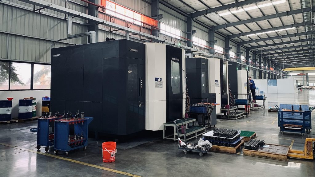 CNC machining workshop