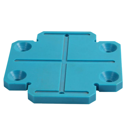 HDPE CNC Machined Mounting Plate