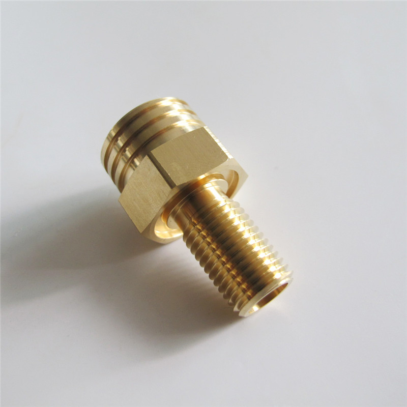 CNC Turned Brass Threaded Fitting