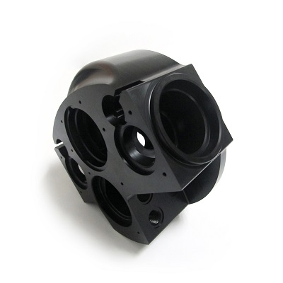 White POM five-axis machined functional component