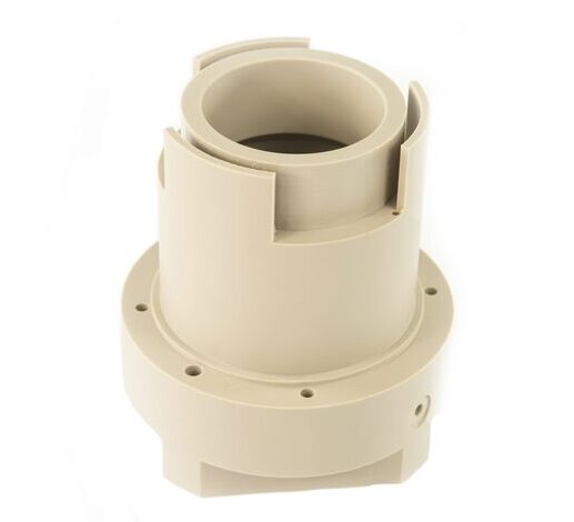 PEEK precision CNC machined component