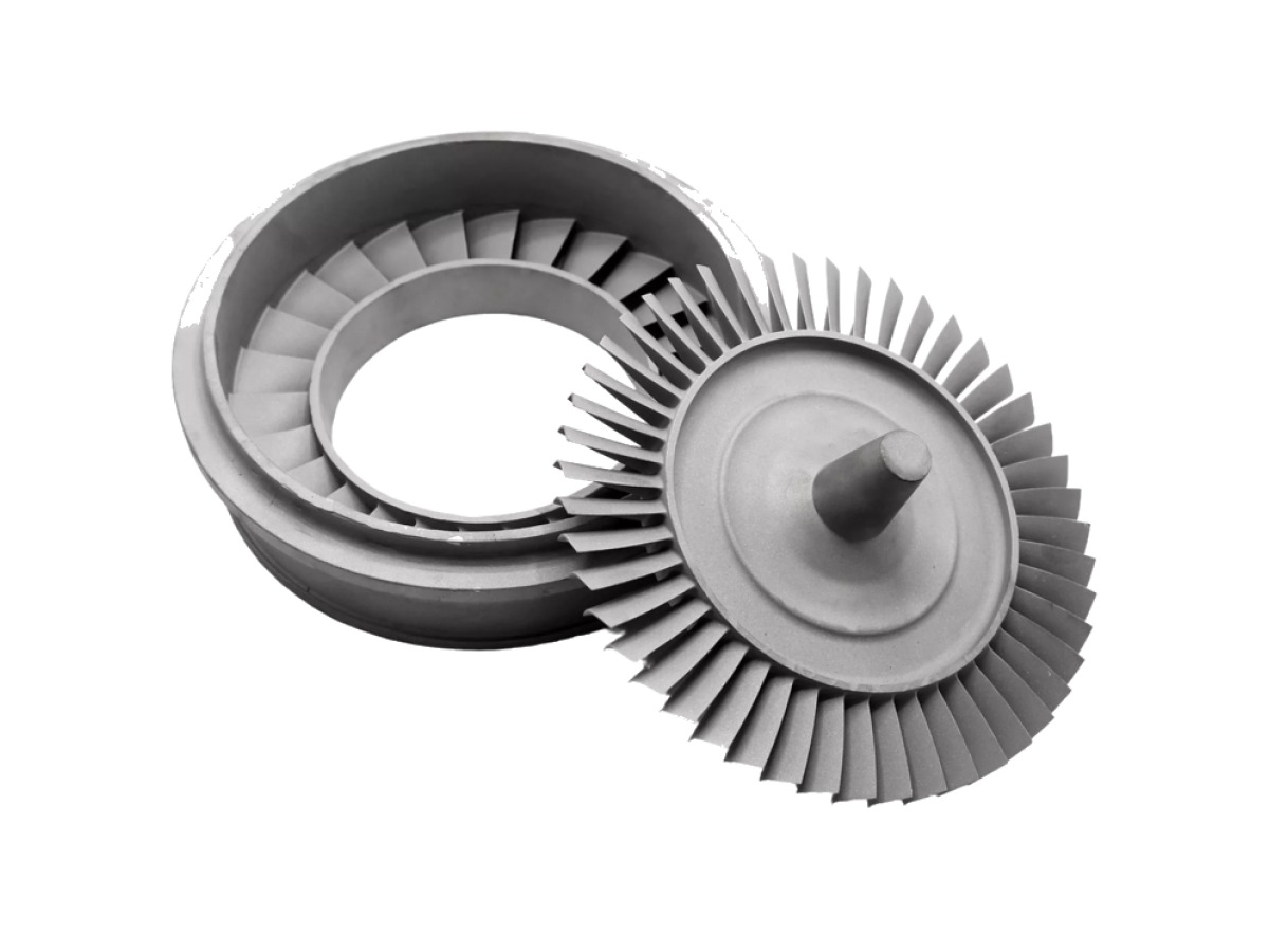 White background Inconel 625 CNC machined material sample