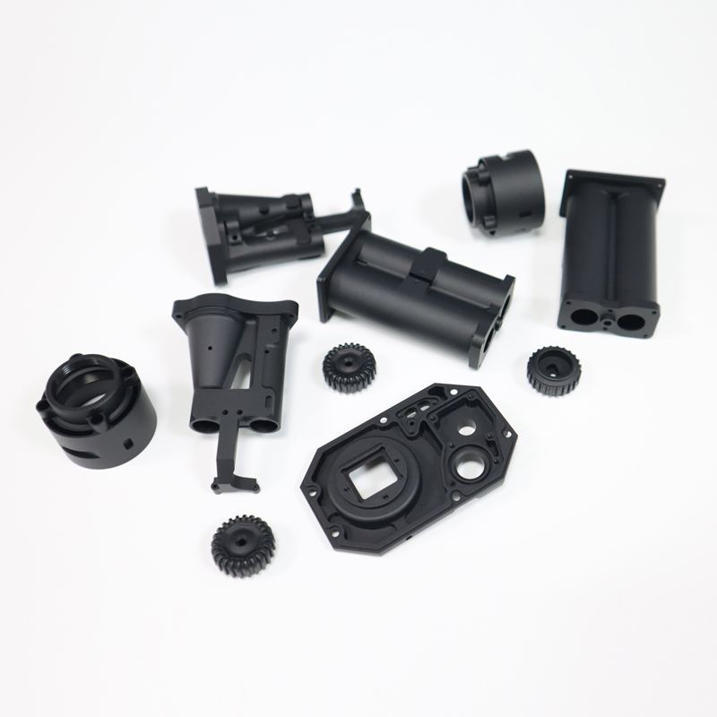 White POM precision CNC machined components