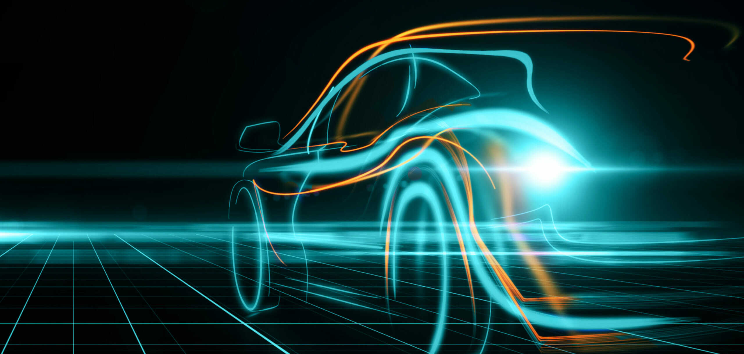 Automotive digital development and engineering concept