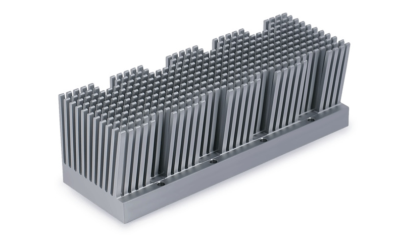 Cross-Cut Heat Sinks aluminum thermal component