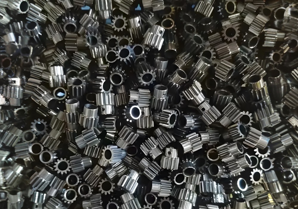 Batch of custom carburized precision steel parts